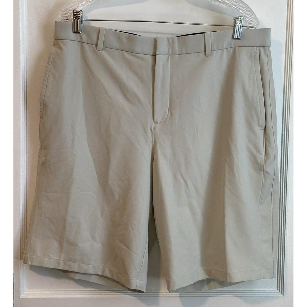 Nike Victory Golf Shorts Men 36 Lt Beige Stretch Dri-FIT Standard Fit AJ5495-072
